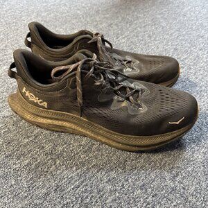 Hoka One Men's Kawana 2 Running Shoe Sz 13D Triple Black Sneaker 1147930 BBLC